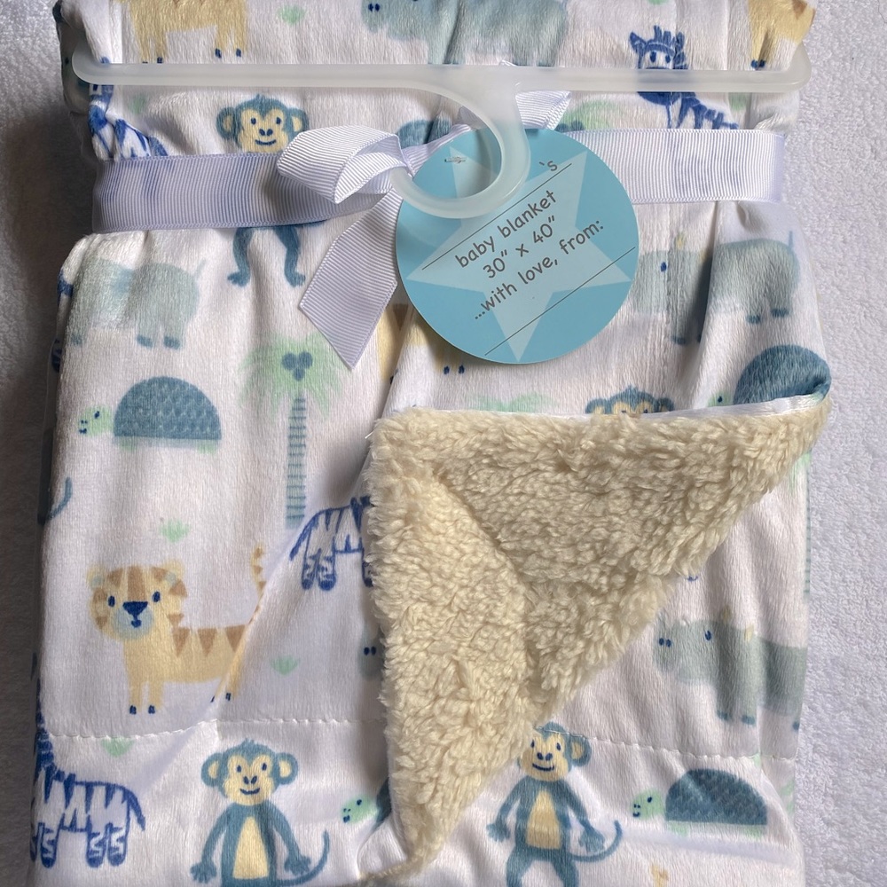 Baby Blanket - 30x40 -Soft Flannel-Poly